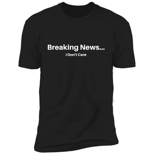 Mens Breaking News Premium Short Sleeve T-Shirt